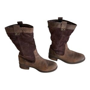UGG Australia Bruckner Stout Slouch Boot Women 7.5 Brown Pull On Water Resistant